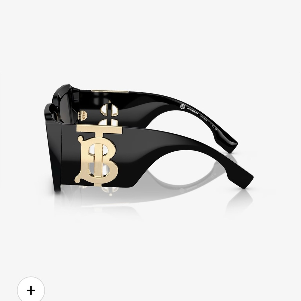 Burberry Black and Gold Sunglasses